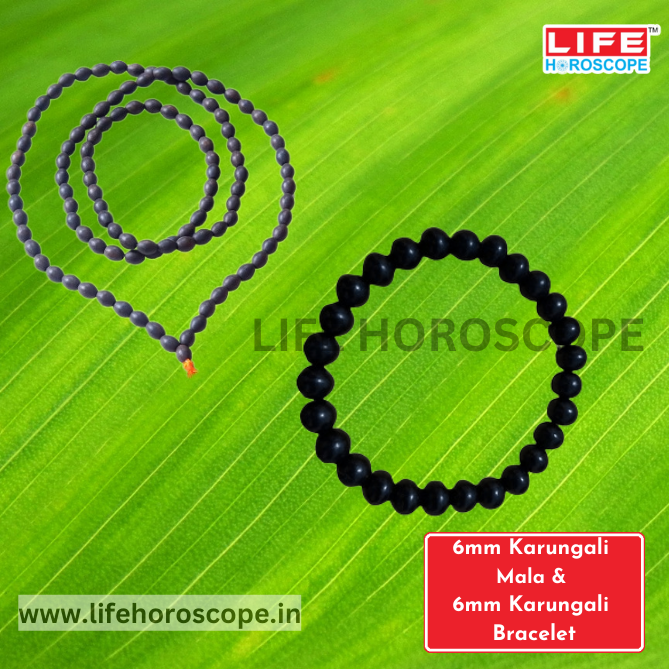 Karungali Bracelet ( Silver Capped ) - 8 Mm-sonthuy.vn