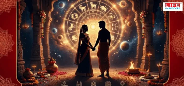 What is Yoni Porutham? Yoni Porutham describes the sexual compatibility between couples necessary for a happy married life. It is also considered one of the main matches under 10 Porutham. Yoni matching evaluates physical compatibility and agreement between two yonis and their long-standing relationships. How is Yoni Porutham done? In Vedic astrology, every Nakshatra is linked with a specific animal sign. By comparing these animal signs, astrologers evaluate whether couples may share a comfortable, intimate relationship. If the animal symbols between a pair are compatible, the Yoni Porutham is considered favourable. A favourable Yoni match can support a happy married life. When Yoni Porutham is favourable among prospective couples, they will have mutual attraction, emotional closeness, and a good marital relationship. Significance of Yoni Matching While matching horoscopes of a prospective couple, their attitudes, areas of interest, mental state and other factors can be predicted from the planetary positions in their horoscopes. However, considering physical and mental compatibility is essential for making a marriage successful. Yoni matching examines the intimacy and compatibility of partners. It is essential to analyse Yoni matching for a marriage to lead a successful married life without any chaos. Different Types of Yoni There are thirteen (13) types of Yoni in astrology, including Ashwa Yoni, Gaja Yoni, Sarpa Yoni, Simha Yoni, Nakul Yoni, Vyaghra Yoni, etc. These are further classified as Male and Female Yoni. • Same Yoni - Couples with the same Yoni will have good physical comfort. • Friendly Yoni - A couple with friendly Yonis will have a healthy relationship. • Neutral Yoni - Couples with neutral Yonis will make adjustments in their relationships. • Opposite Yoni – Couples with opposite Yonis will have sexual conflicts. • Enemy Yoni – A couple with the enemy Yoni will experience physical frustrations. An enemy Yoni, an opposite Yoni or a mismatched Yoni is not recommended for marriage. They may cause severe problems between couples and nullify interest in the physical relationship. Same Yoni pairs: Nakshatra and corresponding types of Yoni 1. Ashwini, Shatabisha -Horse 2. Bharani, Revati - Elephant 3. Krittika, Pushya - Goat 4. Rohini, Mrigashira - Snake 5. Arudra, Mula - Dog 6. Punarvasu, Aslesha - Cat 7. Magha, Purva Phalguni - Rat 8. Uttara Phalguni, Uttara Bhadrapada - Cow 9. Hasta, Swati - Buffalo 10. Chitra, Vishakha - Tiger 11. Anuradha, Jyeshtha - Deer 12. Purvashada, Shravana - Monkey 13. Uttara Ashada - Mongoose 14. Dhanishtha, Purva Bhadrapada – Lion Friendly Yoni pairs 1. Horse and Snake 2. Deer and Horse 3. Horse and Monkey 4. Elephant and Sheep 5. Goat and Elephant 6. Snake and Elephant 7. Elephant and Buffalo 8. Monkey and Elephant 9. Sheep and Cow 10. Cow and Goat 11. Sheep and Buffalo 12. Mongoose and Sheep 13. Cat and Deer 14. Monkey and Cat 15. Cow and Buffalo 16. Deer and Cow 17. Monkey and Mongoose 18. Mongoose and Goat Enemy Yoni Pairs 1. Horse and Buffalo 2. Elephant and Lion 3. Sheep and Monkey 4. Goat and Monkey 5. Mongoose and Snake 6. Deer and Dog 7. Cat and Rat 8. Bull or Cow and Tiger